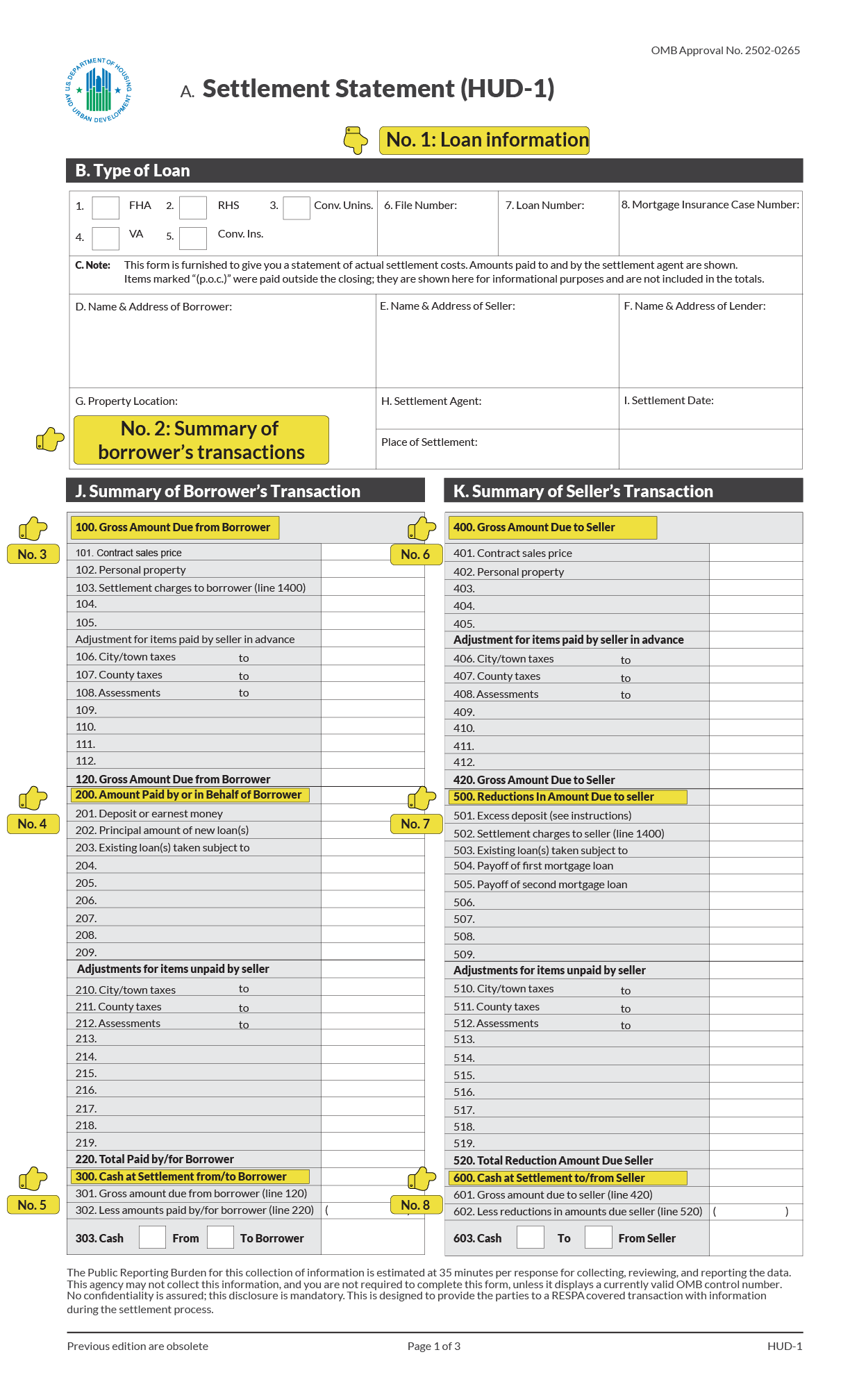 Understanding the HUD 1 Settlement Statement LendingTree